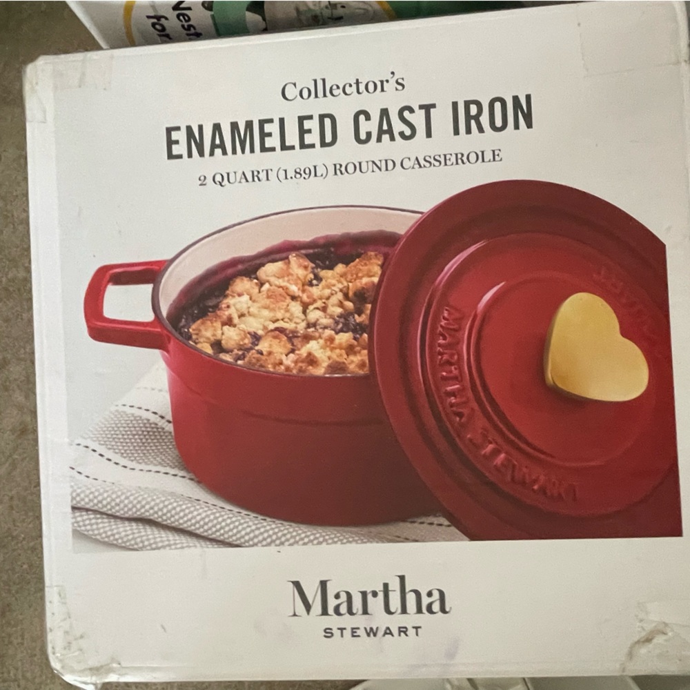 Martha Stewart Cast Iron Dutch Oven